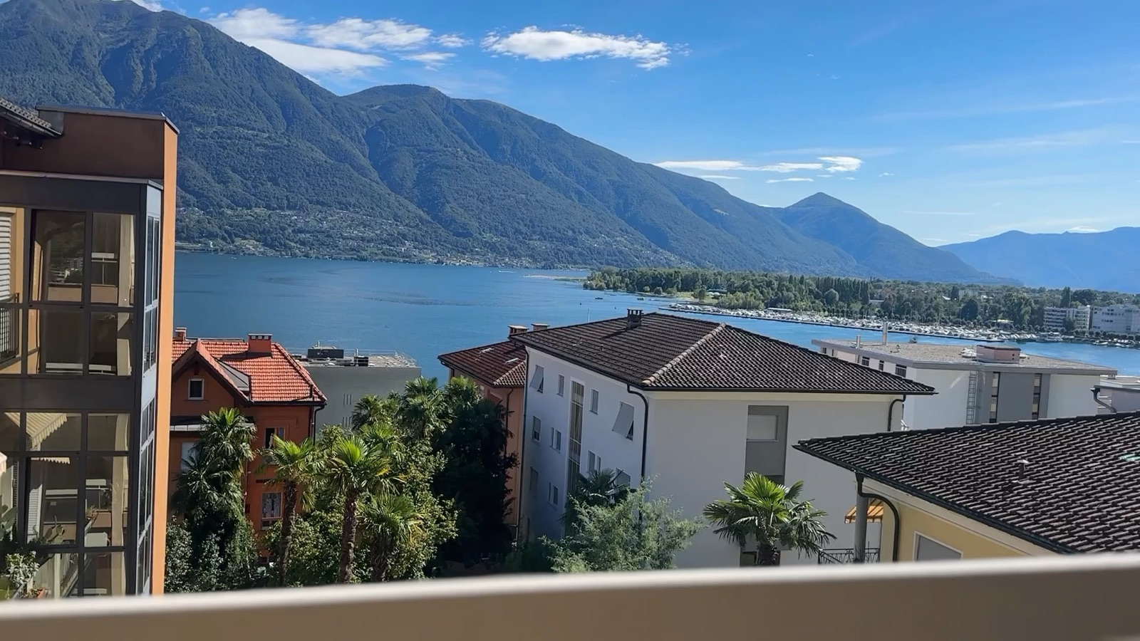 Der Blick vom Balkon